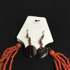 Mommy Paradise Custom Jewelry 5 Strands Shell And Resin Multi Strands Necklace Set Multi Color By IVETH