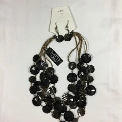 Mommy Paradise Custom Jewelry 5 Strands Shell And Resin Multi Strands Necklace Set Multi Color By IVETH