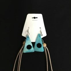 Custom Jewelry 3 Strands Wax Cord With Multicolor Kabibi Shells And Natural Wood Beads Set By IVETH