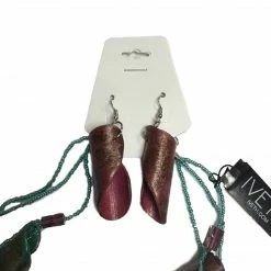 Mommy Paradise Custom Jewelry 3 Strands Seed Beads With Curly Wood Necklace Set Multi Color By IVETH 22 Mommy Paradise Custom Jewelry 3 Strands Seed Beads With Curly Wood Necklace Set Multi Color By IVETH