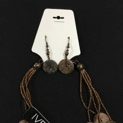 Mommy Paradise Custom Jewelry 5 Strands Shell And Resin Multi Strands Necklace Set Multi Color By IVETH