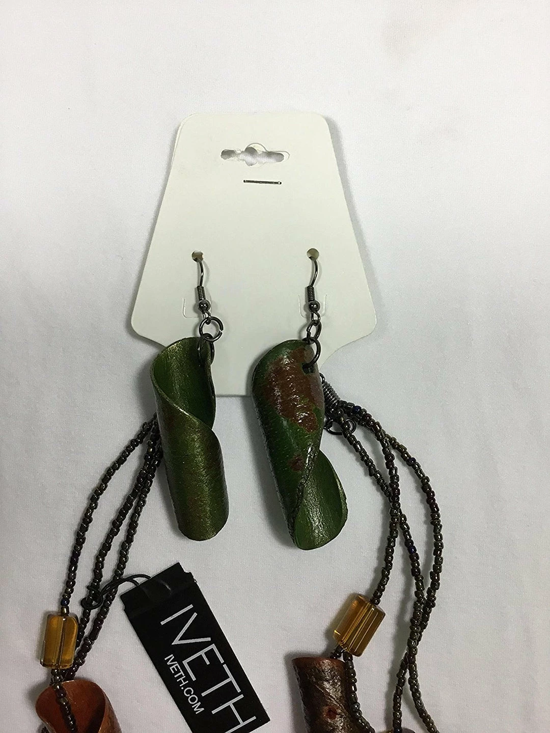 Mommy Paradise Custom Jewelry 3 Strands Seed Beads With Curly Wood Necklace Set Multi Color By IVETH 14 Mommy Paradise Custom Jewelry 3 Strands Seed Beads With Curly Wood Necklace Set Multi Color By IVETH