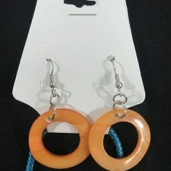 Custom Jewelry Wax Cord With Round Shells And Resin Rings Set By IVETH
