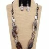 Custom Jewelry 2 Strand Necklace With Wax Cord And Lip Shells Set By IVETH