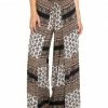 Scarf Print Wide Pants By IVETH Apparel