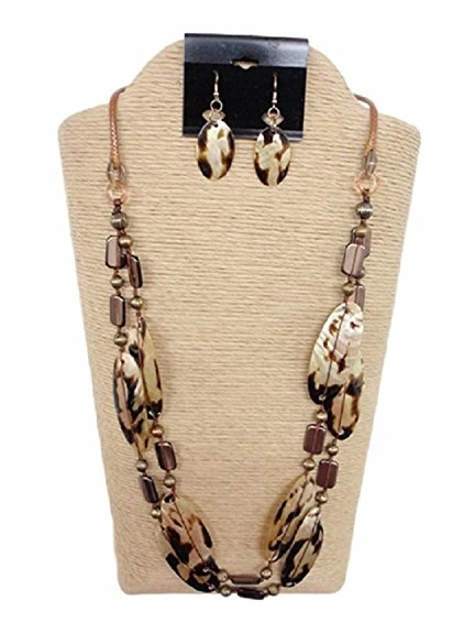 Custom Jewelry 2 Strand Necklace With Wax Cord And Lip Shells Set By IVETH 6 Custom Jewelry 2 Strand Necklace With Wax Cord And Lip Shells Set By IVETH