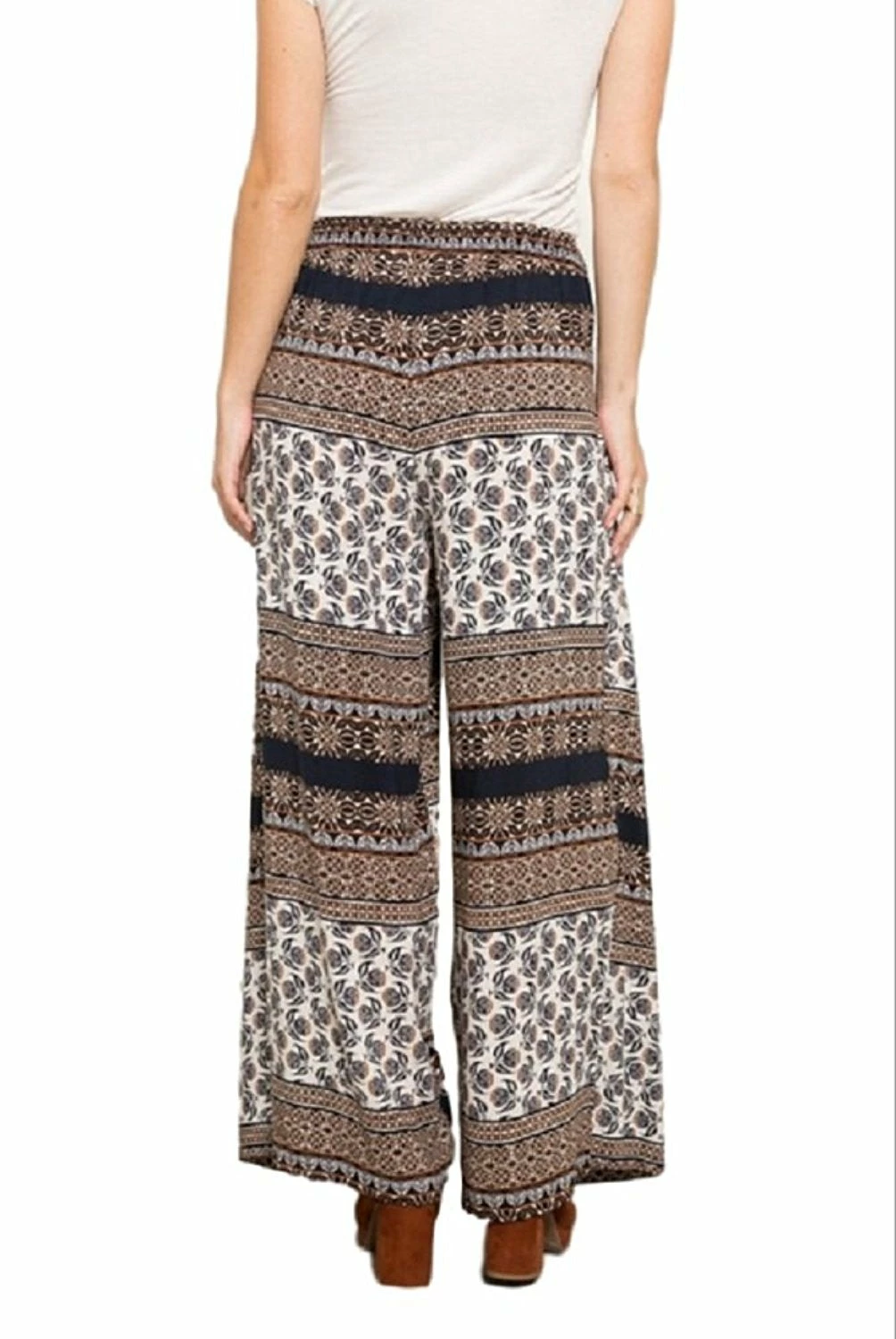 Scarf Print Wide Pants By IVETH Apparel 5 Scarf Print Wide Pants By IVETH Apparel