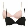 Everyday Bras Royce Lingerie Petite T-Shirt Bra Black And Blush 2 Pack