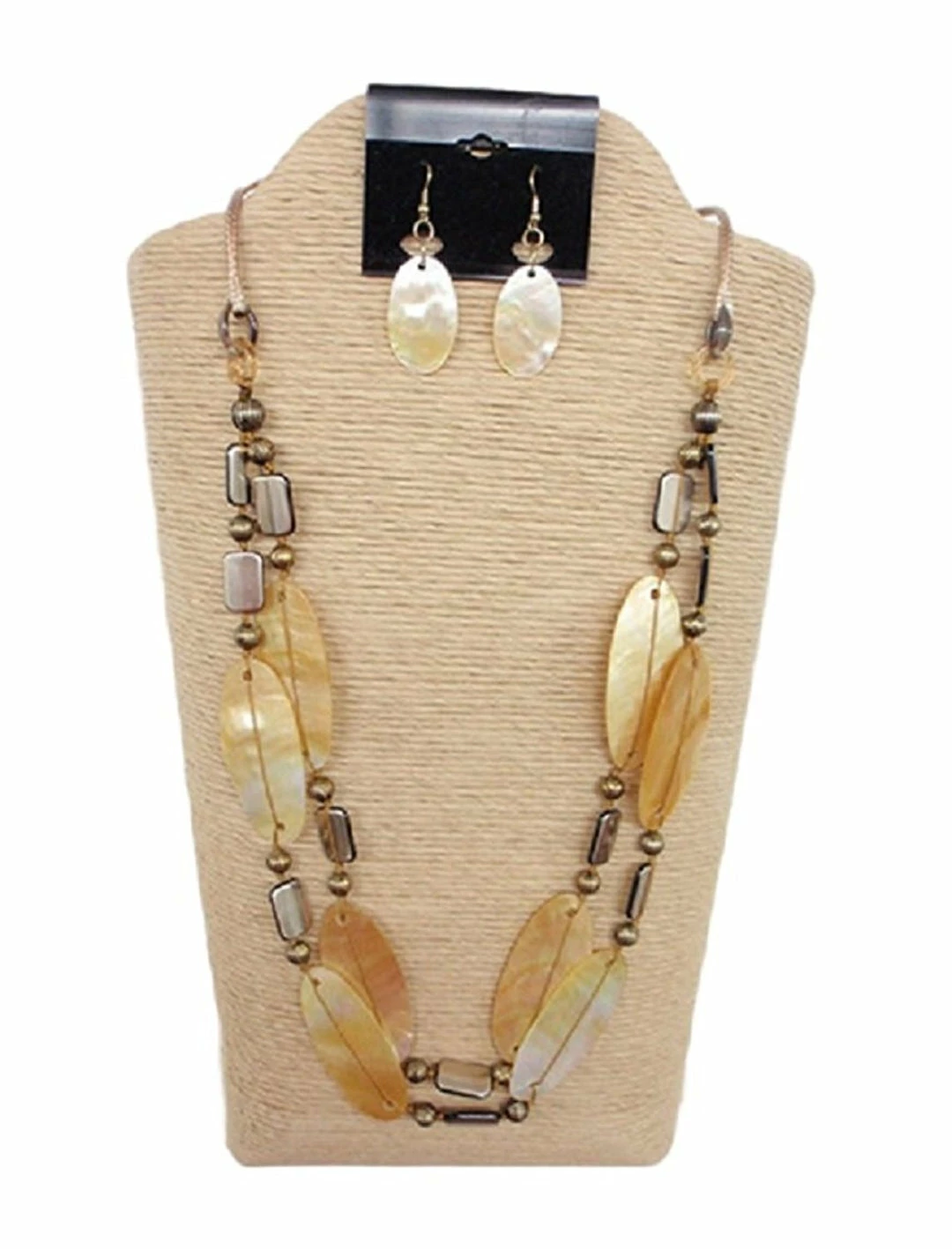 Custom Jewelry 2 Strand Necklace With Wax Cord And Lip Shells Set By IVETH 9 Custom Jewelry 2 Strand Necklace With Wax Cord And Lip Shells Set By IVETH