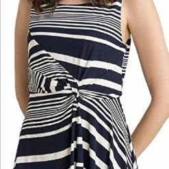 Knotted Waist Stripe Dress By IVETH 11 Knotted Waist Stripe Dress By IVETH
