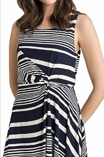 Knotted Waist Stripe Dress By IVETH 7 Knotted Waist Stripe Dress By IVETH