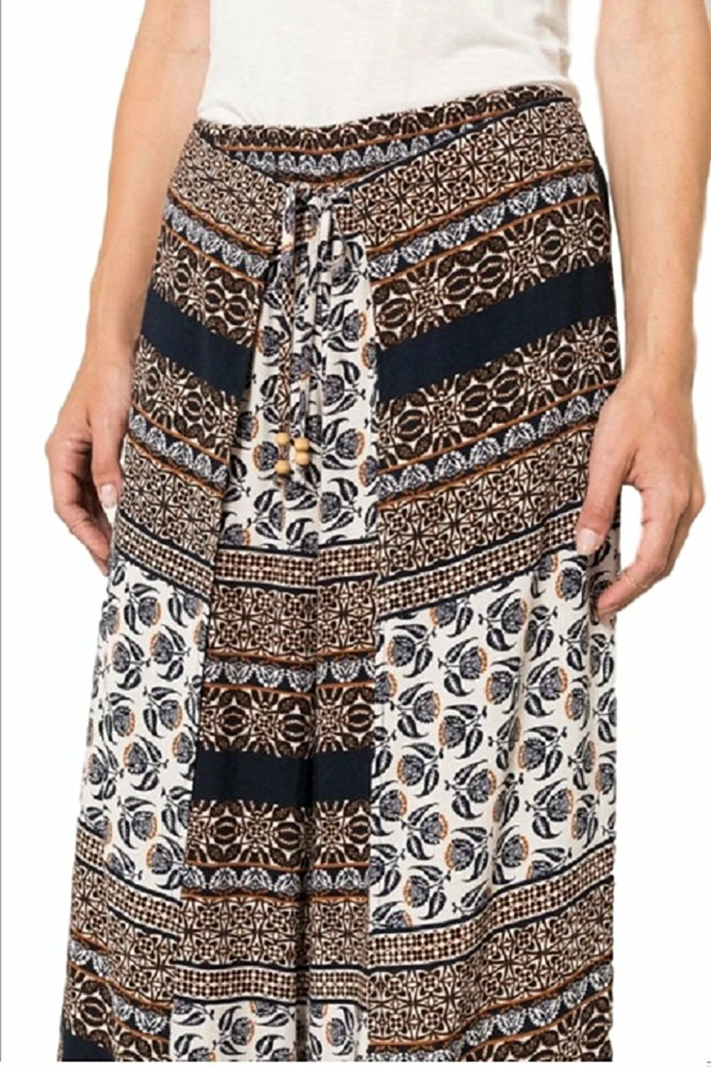 Scarf Print Wide Pants By IVETH Apparel 7 Scarf Print Wide Pants By IVETH Apparel