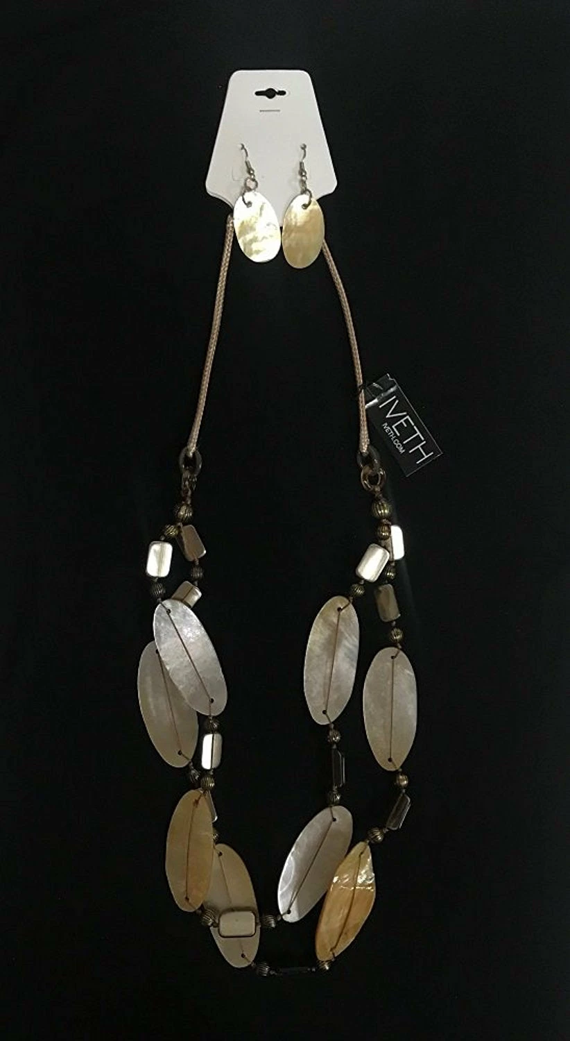 Custom Jewelry 2 Strand Necklace With Wax Cord And Lip Shells Set By IVETH 10 Custom Jewelry 2 Strand Necklace With Wax Cord And Lip Shells Set By IVETH