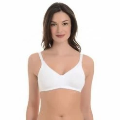 QT Intimates La Leche League Soft Cup Nursing Bra 370 White