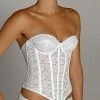 QT Intimates La Leche League - QT - Strapless Lace Brasselette Bustier With Garters - 1124
