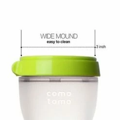 Comotomo Inc. Comotomo Medium Flow BPA Free Baby Bottle Green 8 Ounce 1-Count