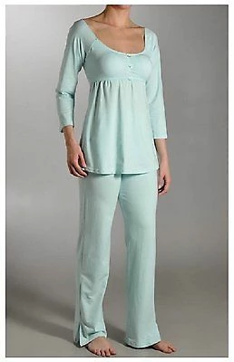 Maternity Clothes La Leche League Sandi Maternity Nursing PJ Set 4365 Aqua X-Large 3 Maternity Clothes La Leche League Sandi Maternity Nursing PJ Set 4365 Aqua X-Large