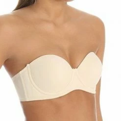 QT Intimates Everyday Bras La Leche League QT Strapless Convertible Lift Bra 1103 Nude 36D