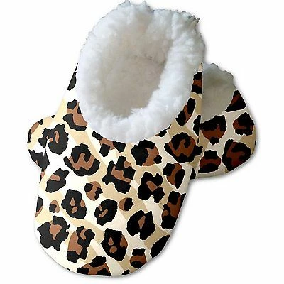 Snoozies Baby's Fleece Lined Footies, Leopard Zebra Medium, 3-6m 3 Snoozies Baby's Fleece Lined Footies, Leopard Zebra Medium, 3-6m