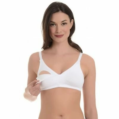 QT Intimates La Leche League Soft Cup Nursing Bra 370 White 4 QT Intimates La Leche League Soft Cup Nursing Bra 370 White