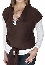 Moby Wrap Cotton Baby Carrier, Chocolate