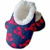 Snoozies Baby's Fleece Lined Footies, Blue With Red Lobsters Small, 0-3m 2 Snoozies Baby's Fleece Lined Footies, Blue With Red Lobsters Small, 0-3m