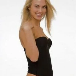 QT Intimates Everyday Bras La Leche League - QT - Strapless Convertible Bustier - 1100 - Black - 38D