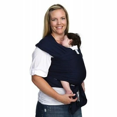 Moby Wrap Cotton Baby Carrier One Size Navy 3 Moby Wrap Cotton Baby Carrier One Size Navy