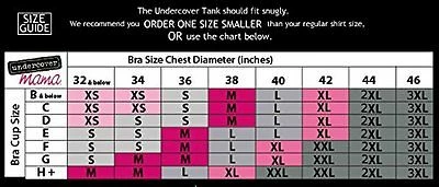 Undercover Mama Nursing Tank Top Perfect Breastfeeding Undershirt Brown X-Small 6 Undercover Mama Nursing Tank Top Perfect Breastfeeding Undershirt Brown X-Small