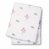 Lulujo Baby Cotton Muslin Swaddling Blanket Pink Hippo