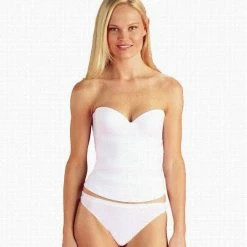 QT Intimates La Leche League - QT - Strapless Convertible Bustier - 1100 - White - 32C