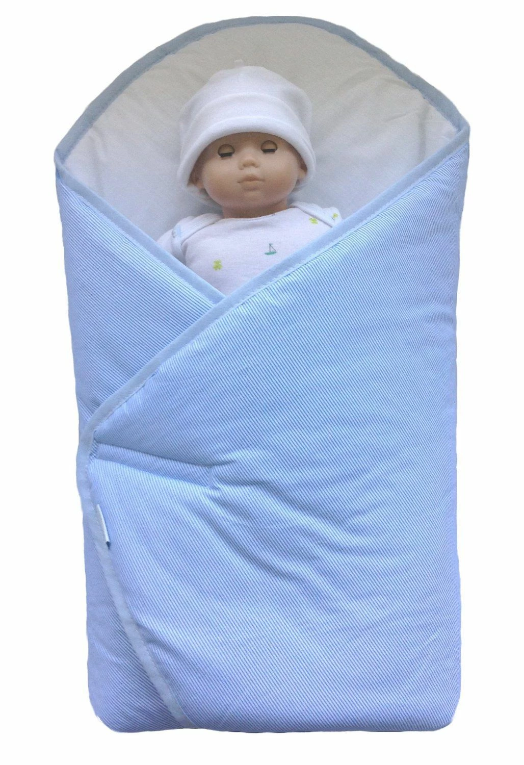 BundleBee Baby Wrap/Swaddle/Blanket, Feather Light/Blue, 0-4 Months 8 BundleBee Baby Wrap/Swaddle/Blanket, Feather Light/Blue, 0-4 Months