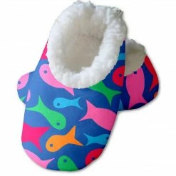 Snoozies Baby's Fleece Lined Footies,Fish Toss With Medium, 3-6m