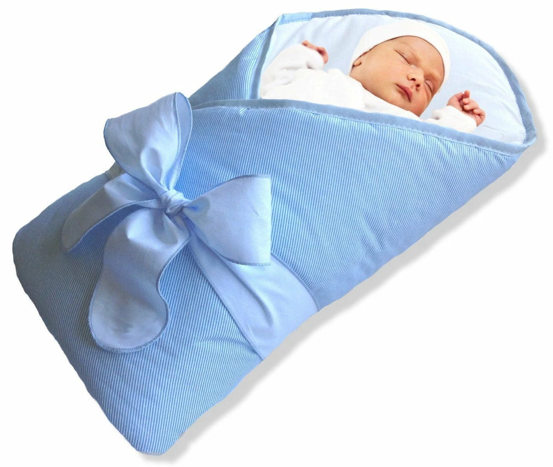 BundleBee Baby Wrap/Swaddle/Blanket, Feather Light/Blue, 0-4 Months 3 BundleBee Baby Wrap/Swaddle/Blanket, Feather Light/Blue, 0-4 Months
