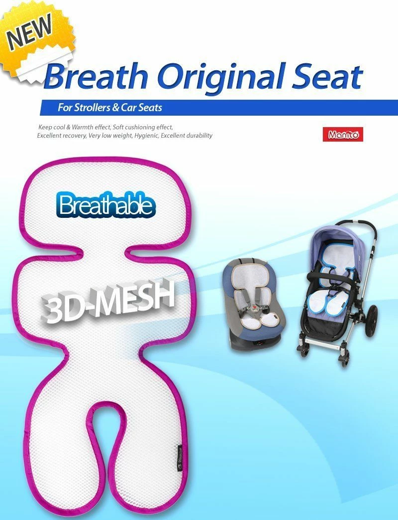 Manito Breath - Original 3D Mesh - BOST-29000 - Stroller&Car Seat Pad - Black 9 Manito Breath - Original 3D Mesh - BOST-29000 - Stroller&Car Seat Pad - Black