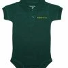 Creative Knitwear Unisex-baby College Pride Polo Onesie 3/6 Months Kelly/Oregon