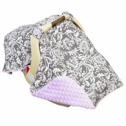 Carseat Cover Carseat Canopy Baby Carseat Cotton Blanket Cover W/ Attachment Straps - Belle