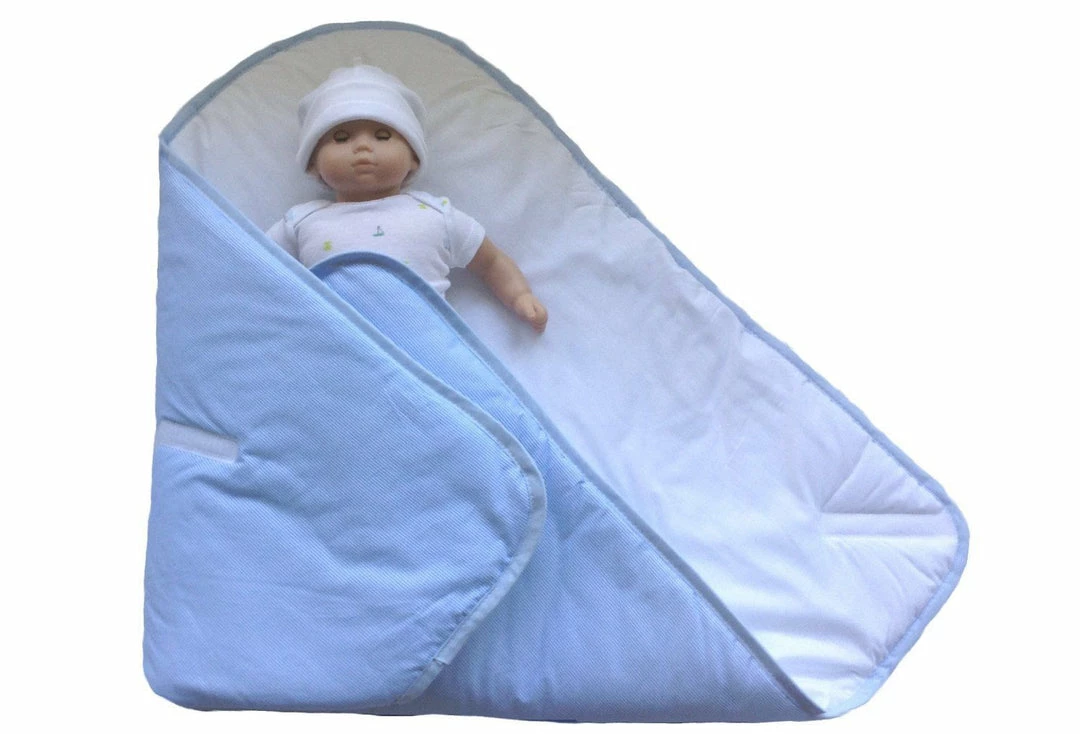 BundleBee Baby Wrap/Swaddle/Blanket, Feather Light/Blue, 0-4 Months 7 BundleBee Baby Wrap/Swaddle/Blanket, Feather Light/Blue, 0-4 Months