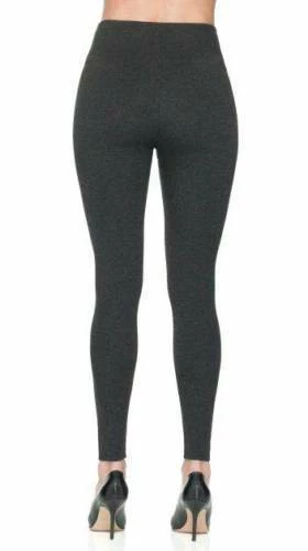Spanx Heather Ponte Legging 2438 Charcoal Heather Meduim 4 Spanx Heather Ponte Legging 2438 Charcoal Heather Meduim
