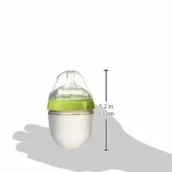 Comotomo Inc. Comotomo Slow Flow BPA Free Baby Bottle Green 5 Ounce 1-Count