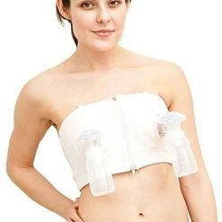 Simple Wishes Hands Free Breastpump Bra, Pink, XS-M Nursing Bras