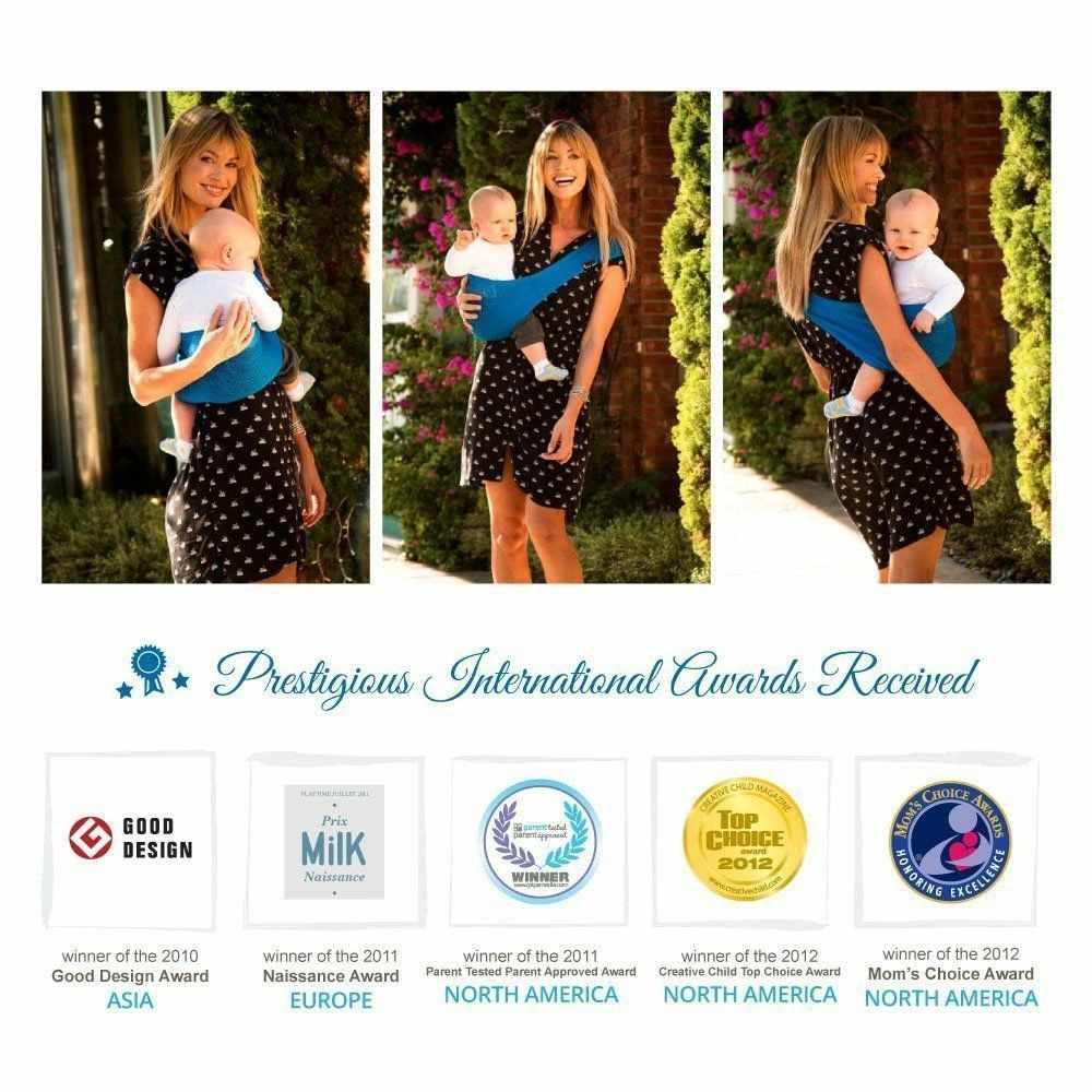 Suppori Baby Carrier Sling - Electric Blue , XX-Large (H) 7 Suppori Baby Carrier Sling - Electric Blue , XX-Large (H)