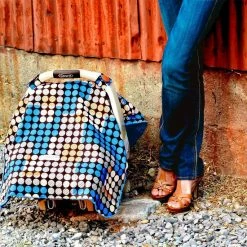 Carseat Cover Carseat Canopy Baby Carseat Cotton Blanket Cover Aiden