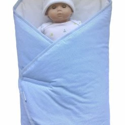 BundleBee Baby Wrap/Swaddle/Blanket, Feather Cream, 0-4 Months