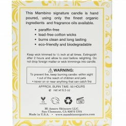 Mambino Organics: Summer In Tuscany Natural Soy Candle, 1 Candle