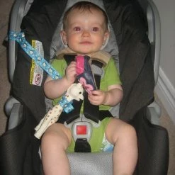 Meeno Babies Cool Mee Bucket Seat Liner Baby Blue Fits Most 0-12 Months