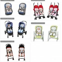 Manito Breath - Original 3D Mesh - BOST-29000 - Stroller&Car Seat Pad - Purple Gear