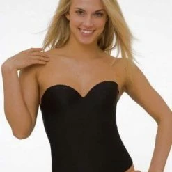 QT Intimates La Leche League - QT - Strapless Convertible Bustier - 1100 - Black - 32B Everyday Bras