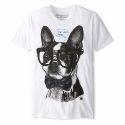 Sale Ames Bros Wicked Smart T-shirt White Size Medium