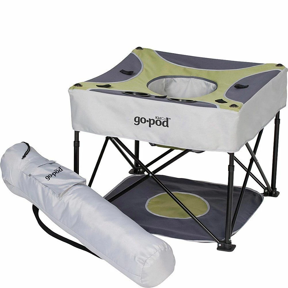KidCo Go-Pod Portable Folding Activity Seat P7002 Pistachio Gear 3 KidCo Go-Pod Portable Folding Activity Seat P7002 Pistachio Gear